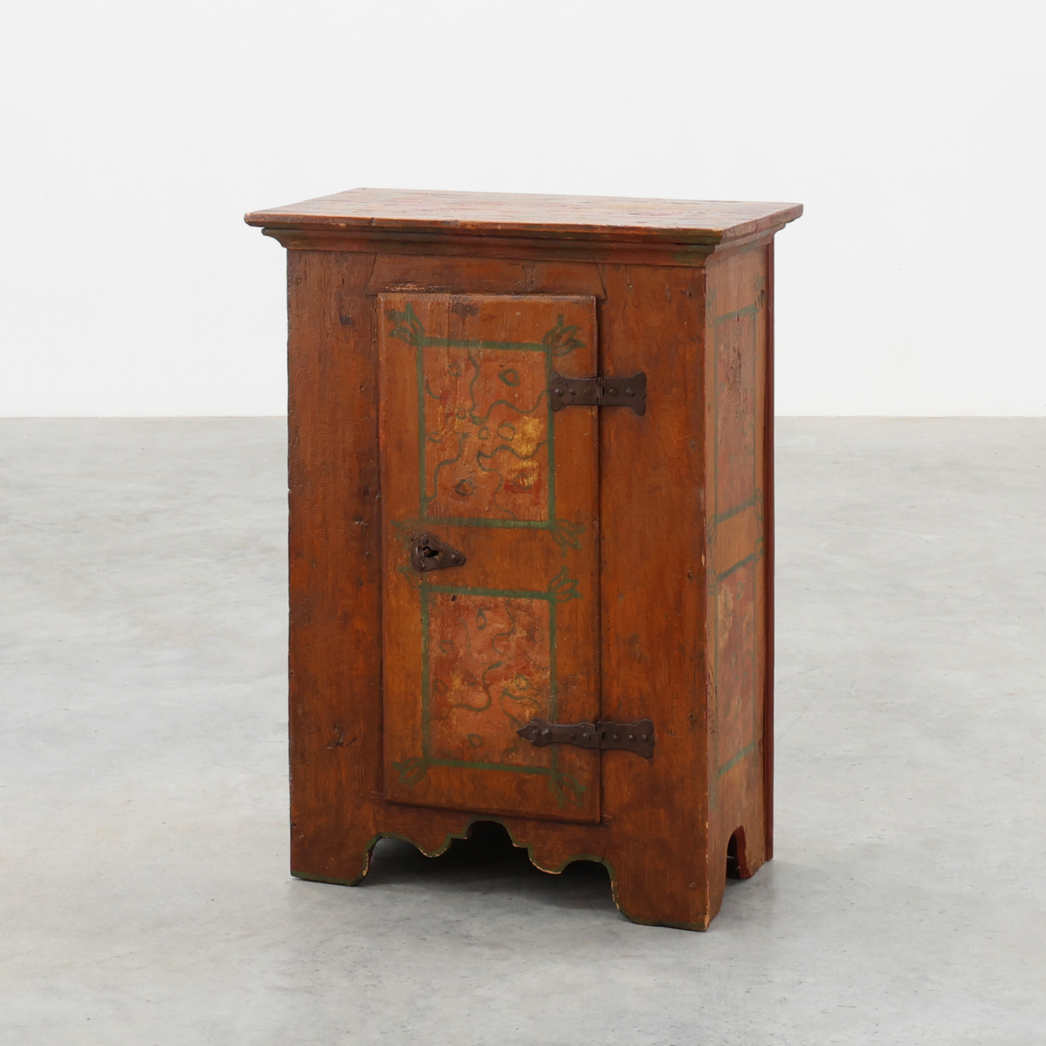 Small Antique Oak Cabinet, France, 18th Century-img